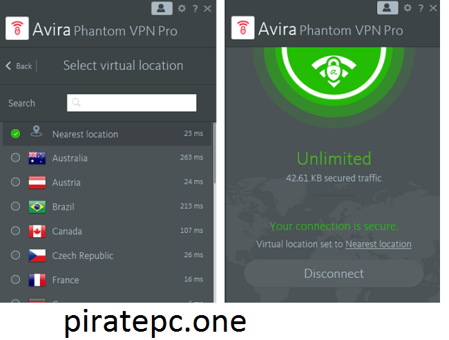 Avira Phantom VPN Extension For Chrome