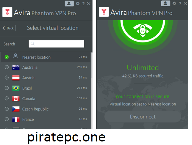 avira phantom extension