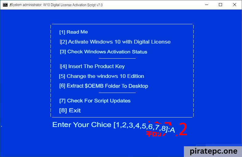 Win10 refill activation
