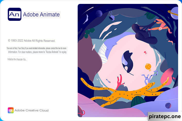 Adobe Animate 2022 permanently allows free download and installation for Windows and Mac operating systems.