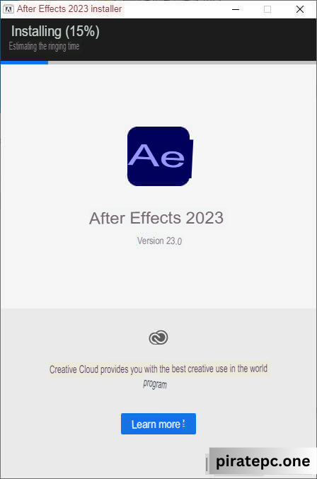 Free download of Adobe After Effects 2023 with permanent activation, cultural settings guide