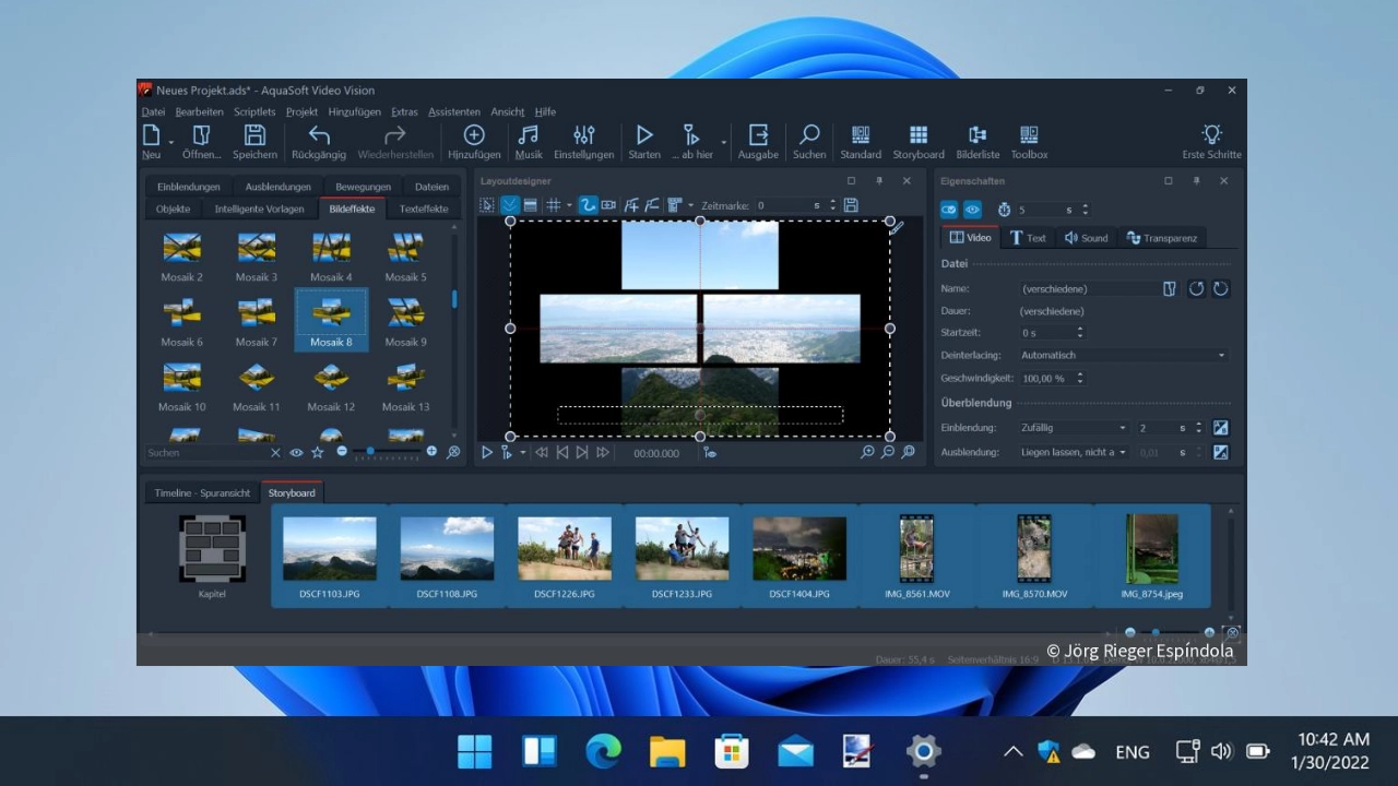 AquaSoft Photo Vision For PC Portable And Multilingual