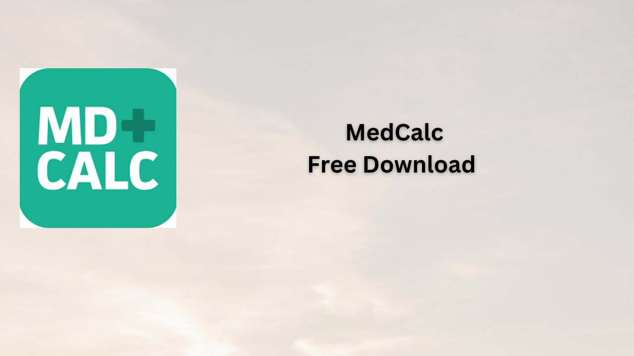 MedCalc Free Download