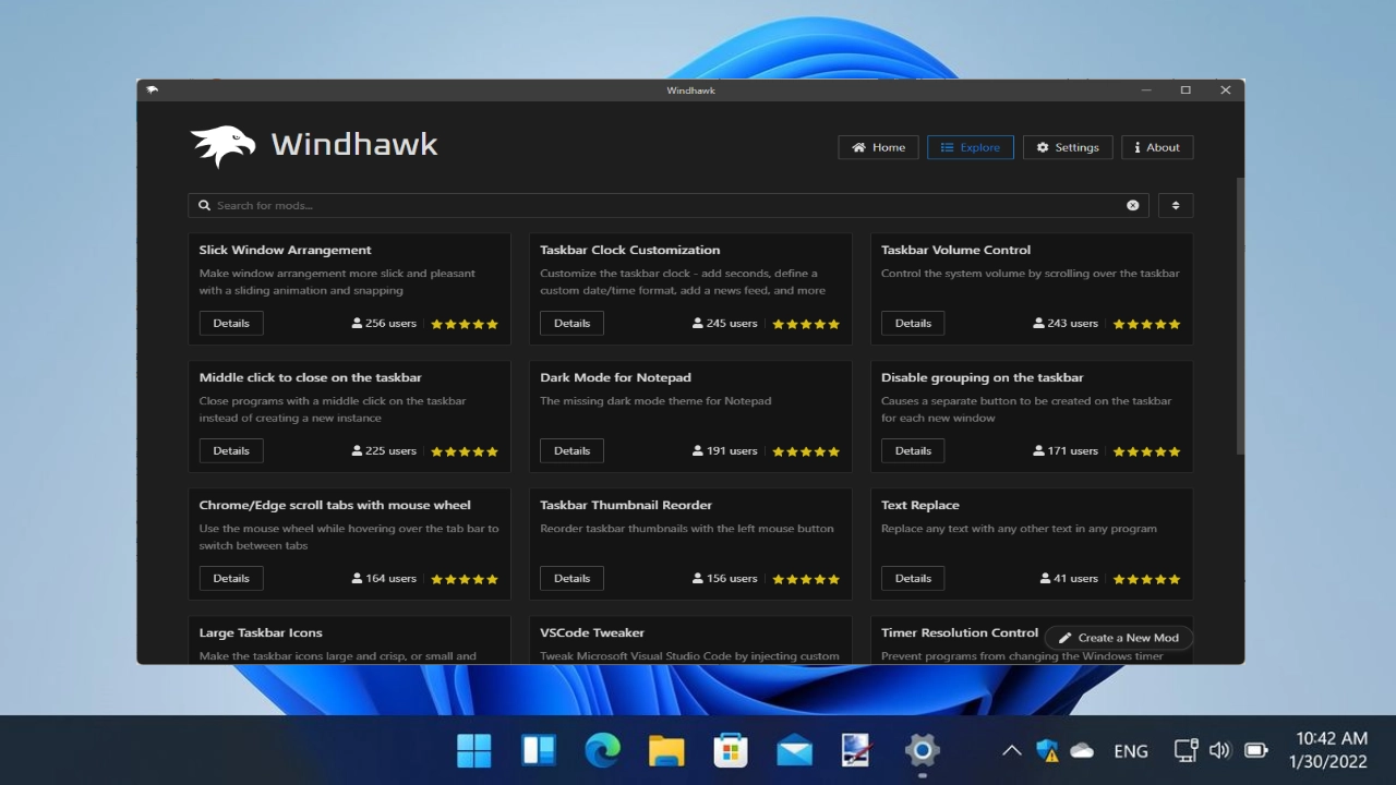 Windhawk For PC Portable And Multilingual