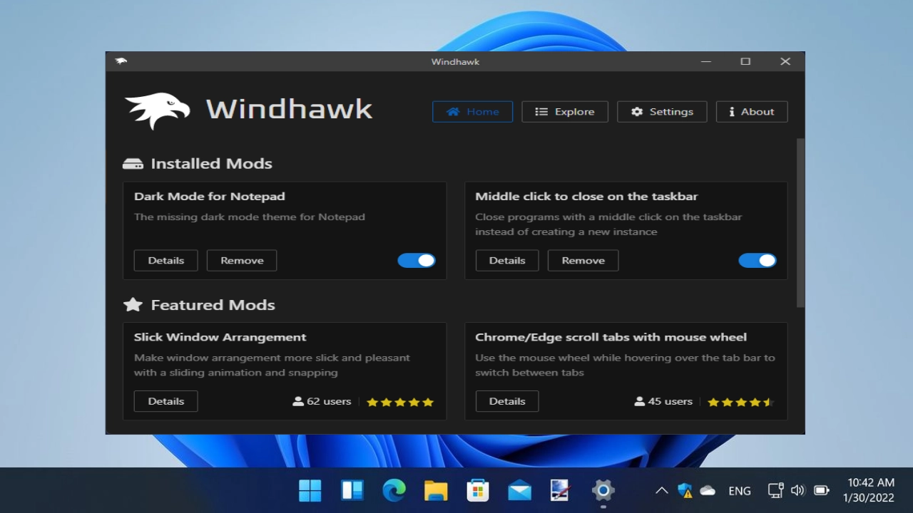 Windhawk Full Version For PC Portable And Multilingual