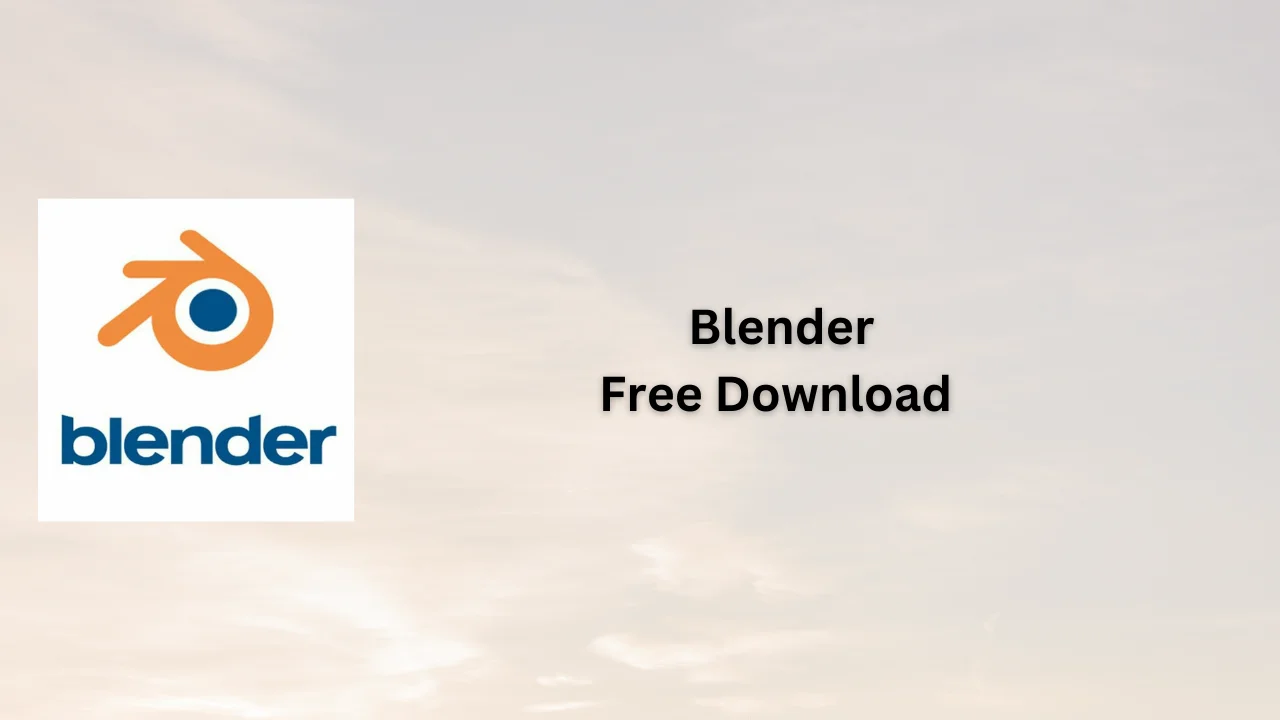 Blender Free Download