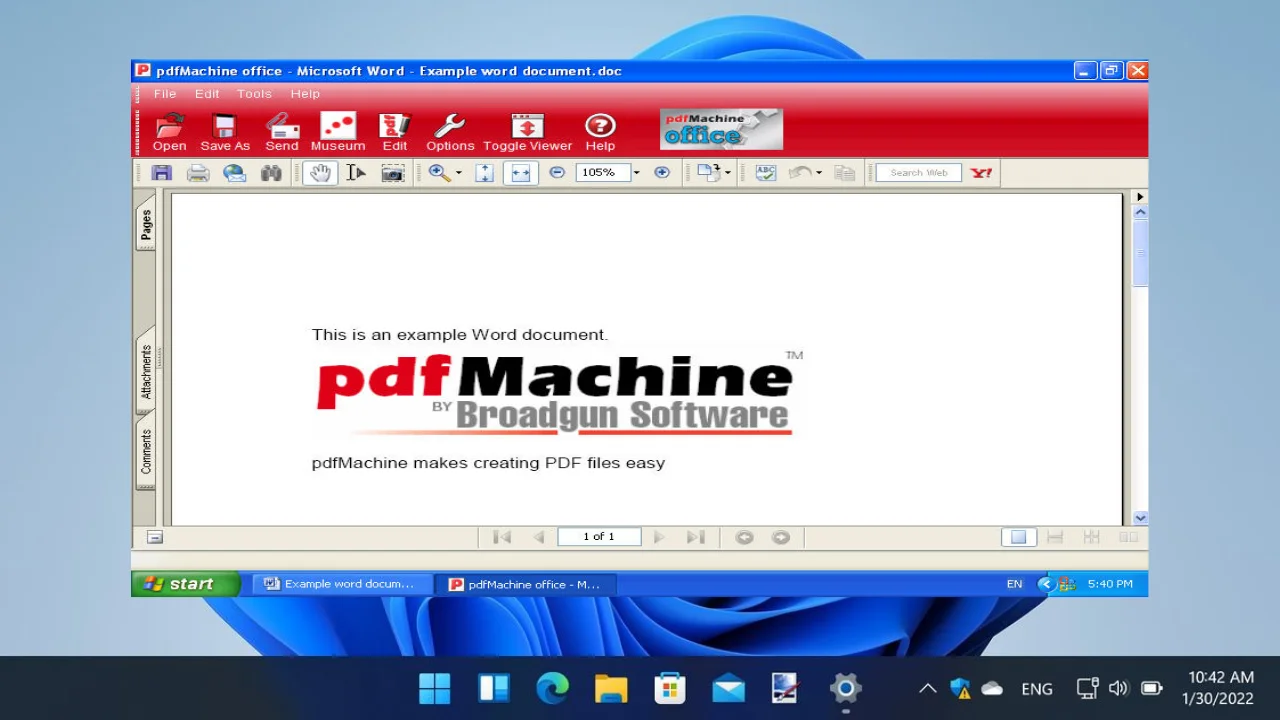 Broadgun pdfMachine For PC Portable And Multilingual