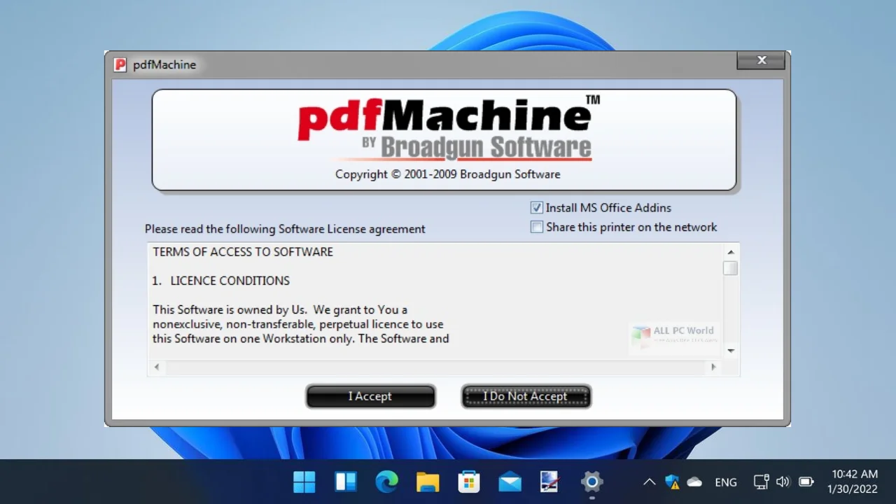 Broadgun pdfMachine Full Version For PC Portable And Multilingual