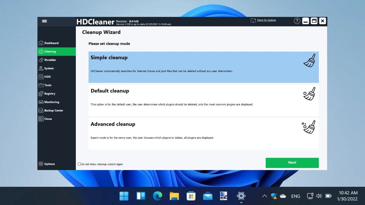 HDCleaner For PC Portable And Multilingual