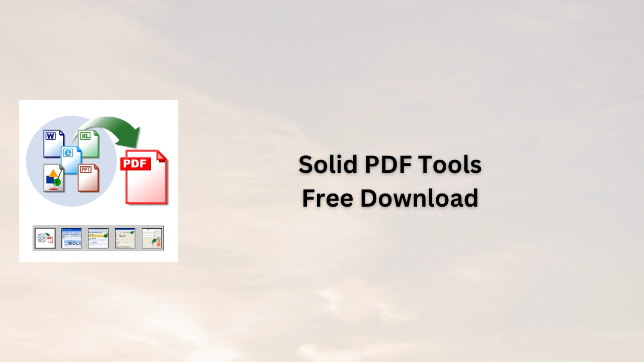 Solid PDF Tools Free Download