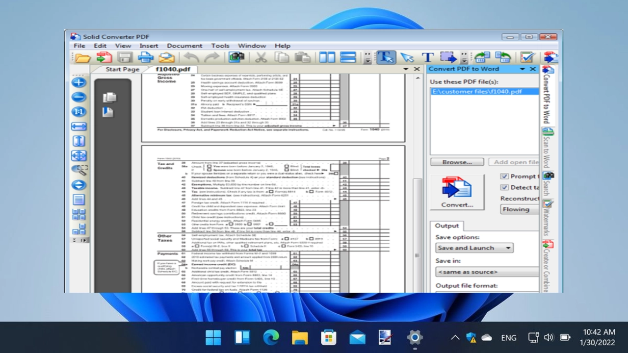 Solid PDF to Word For PC Portable And Multilingual