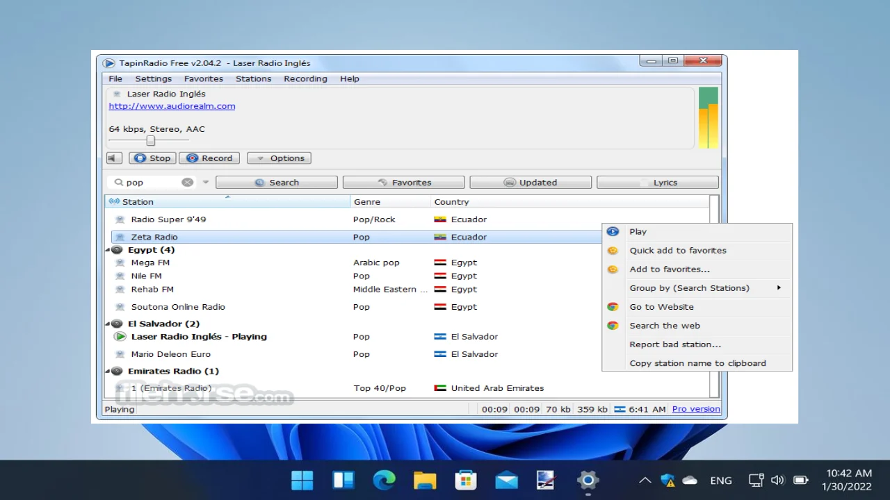 TapinRadio Pro For PC Portable And Multilingual