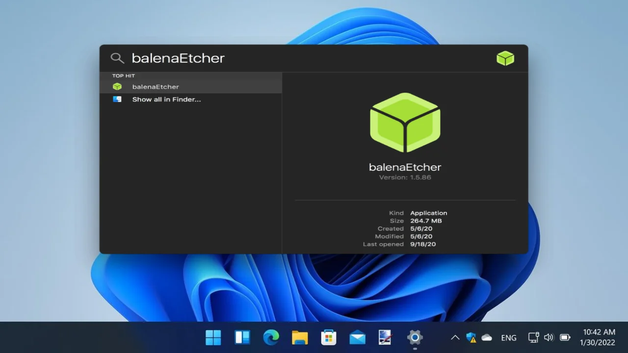 balenaEtcher For PC Portable And Multilingual