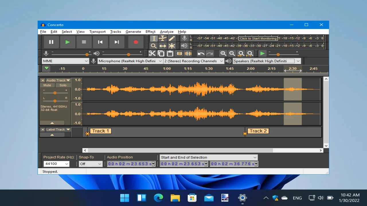 Audacity For PC Portable And Multilingual