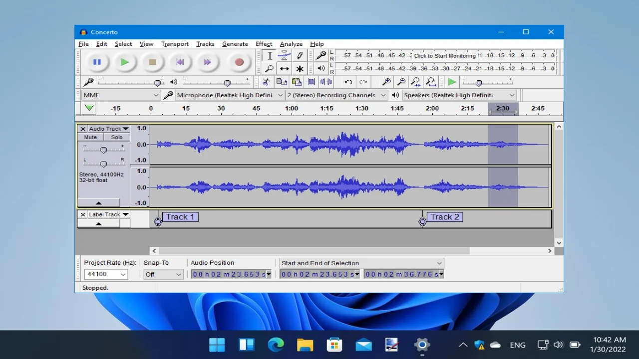 Audacity for OneNote Full Version For PC Portable And Multilingual