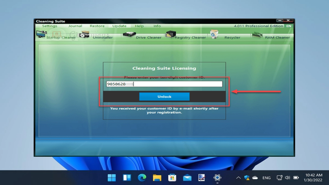 Cleaning Suite Professional For PC Portable And Multilingual