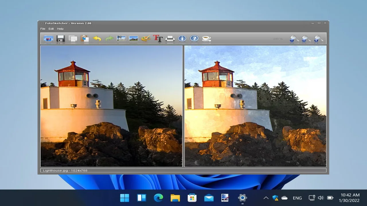 FotoSketcher For PC Portable And Multilingual