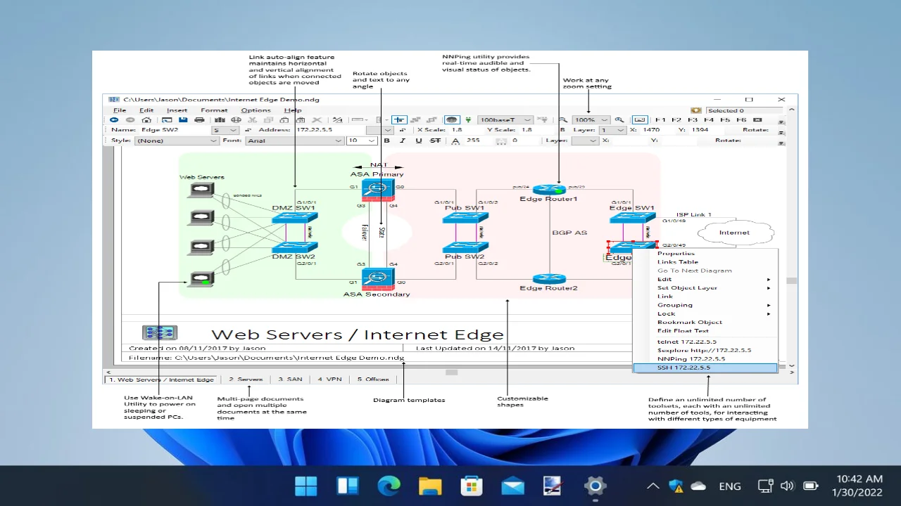 Network Notepad For PC Portable And Multilingual