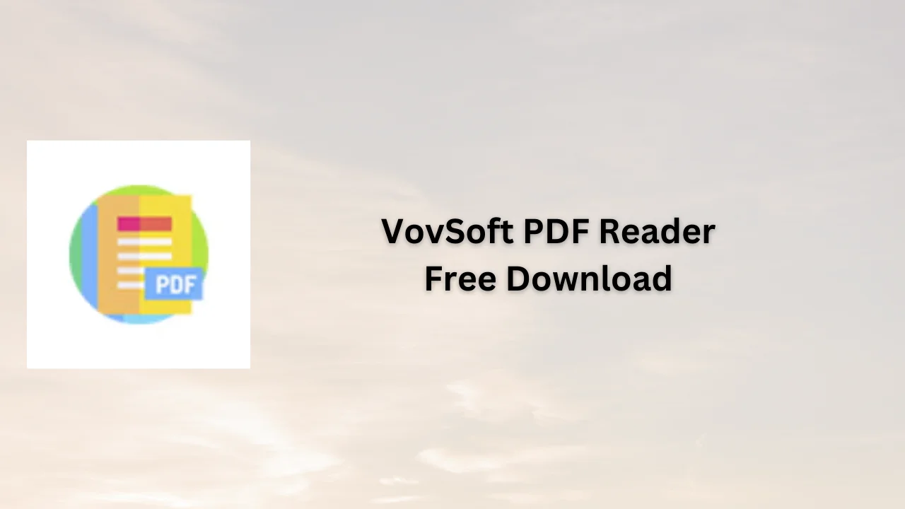 VovSoft PDF Reader Free Download