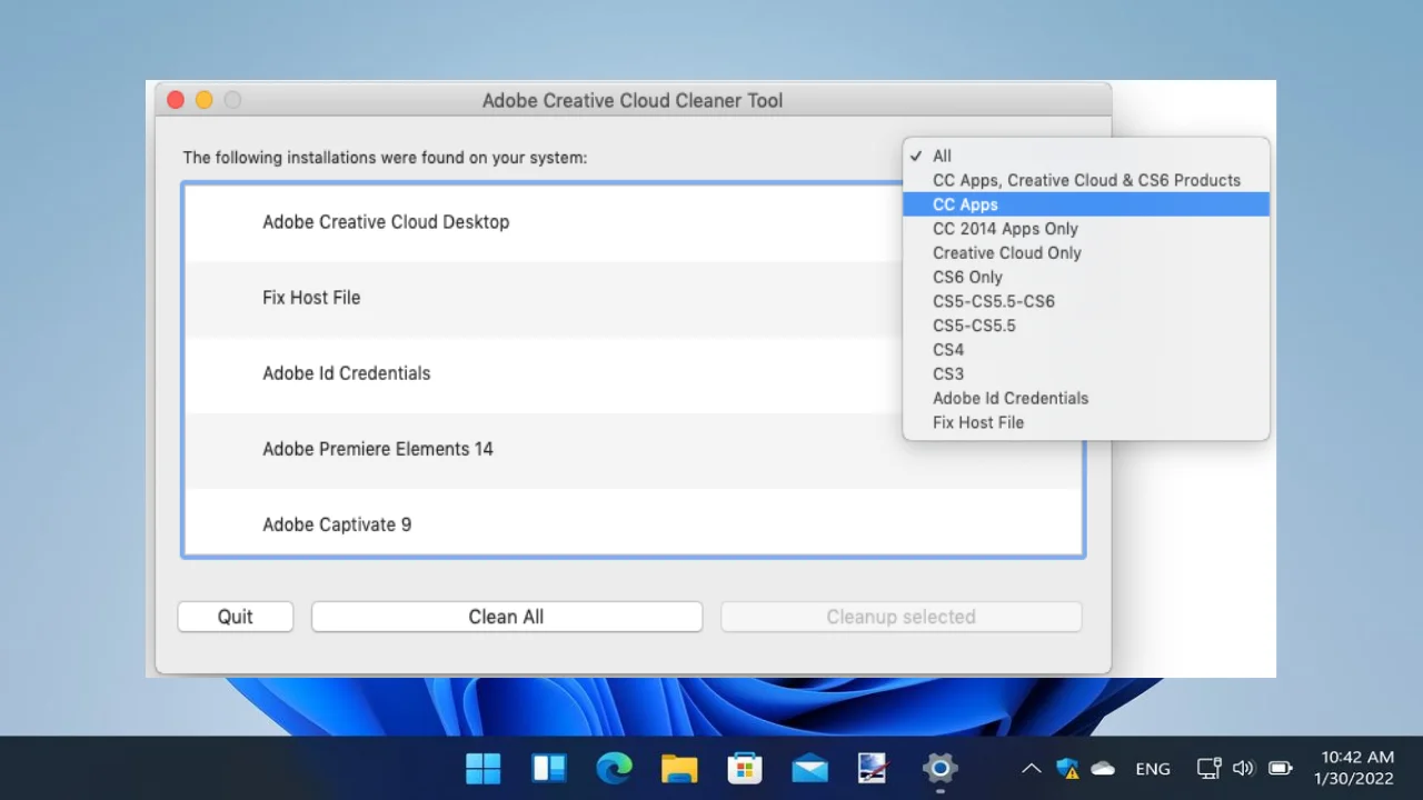 Adobe Creative Cloud Cleaner Tool for OneNote Full Version For PC Portable And Multilingual