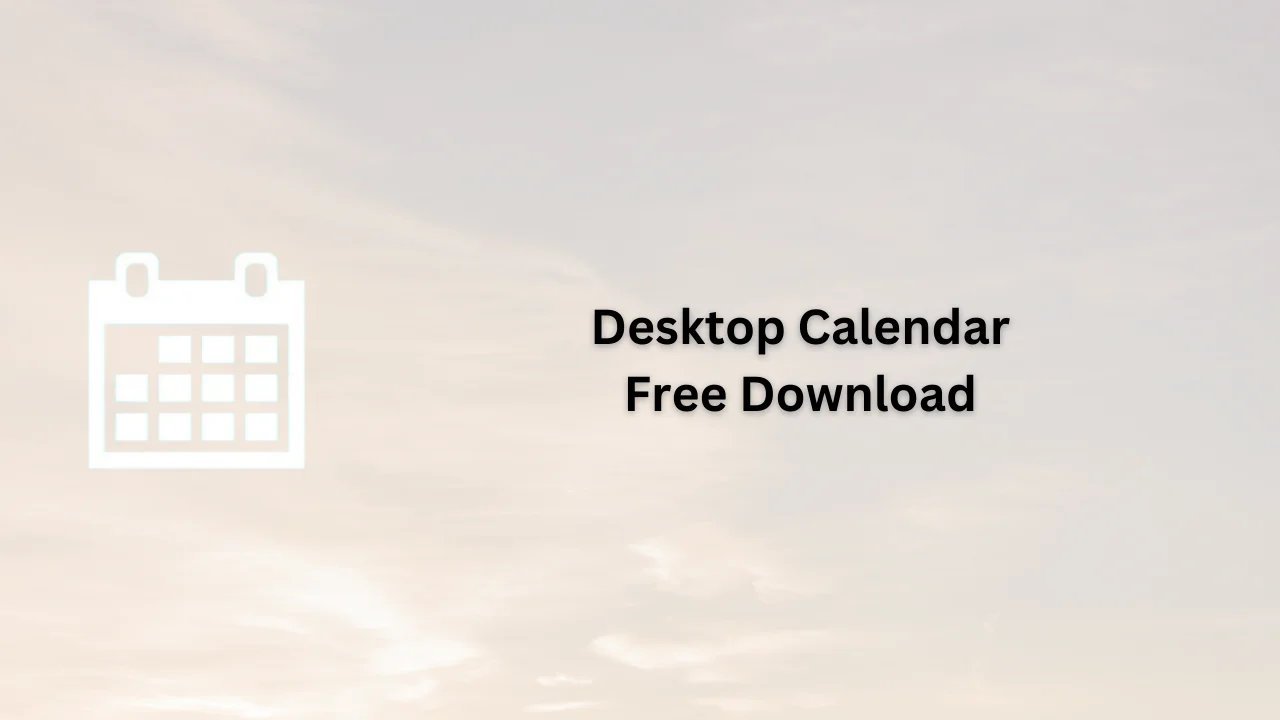 Desktop Calendar Free Download