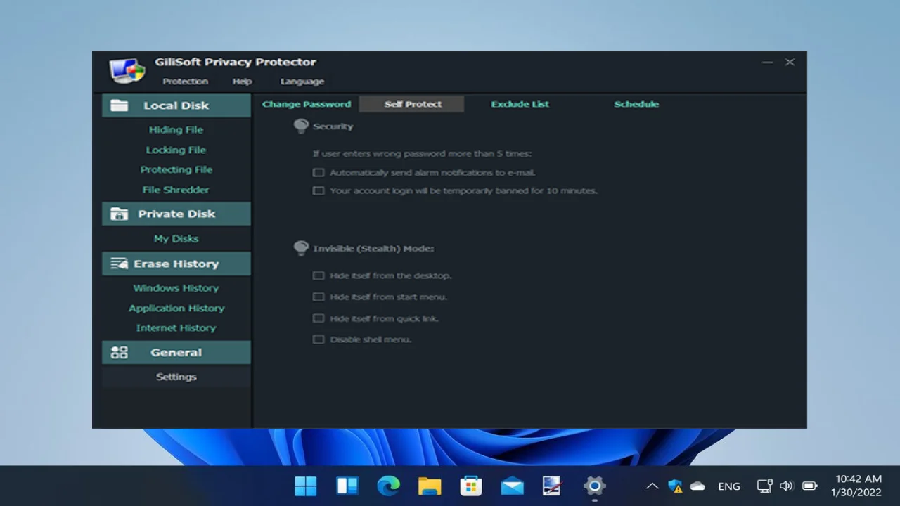 GiliSoft Privacy Protector For PC Portable And Multilingual