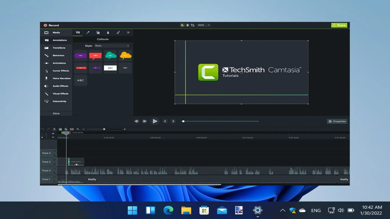 TechSmith Camtasia For PC Portable And Multilingual