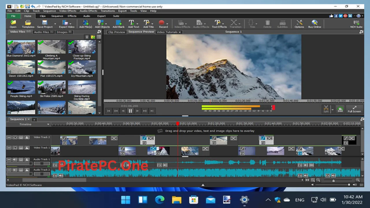 NCH VideoPad Pro For PC Portable And Multilingual