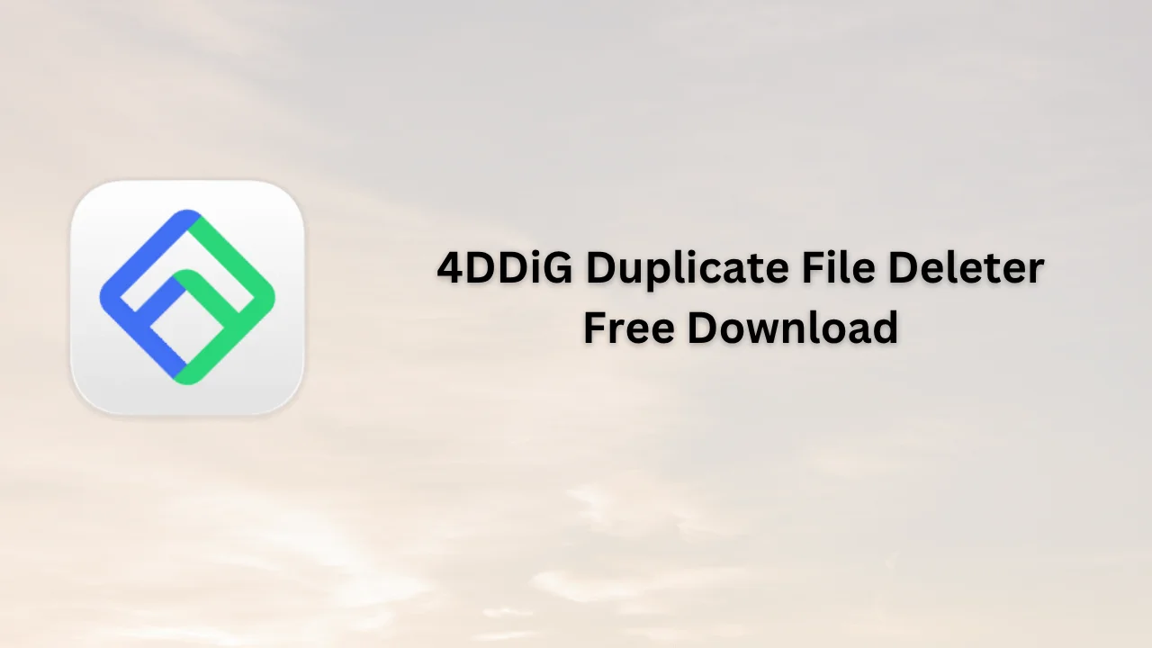 4DDiG Duplicate File Deleter Serial Key