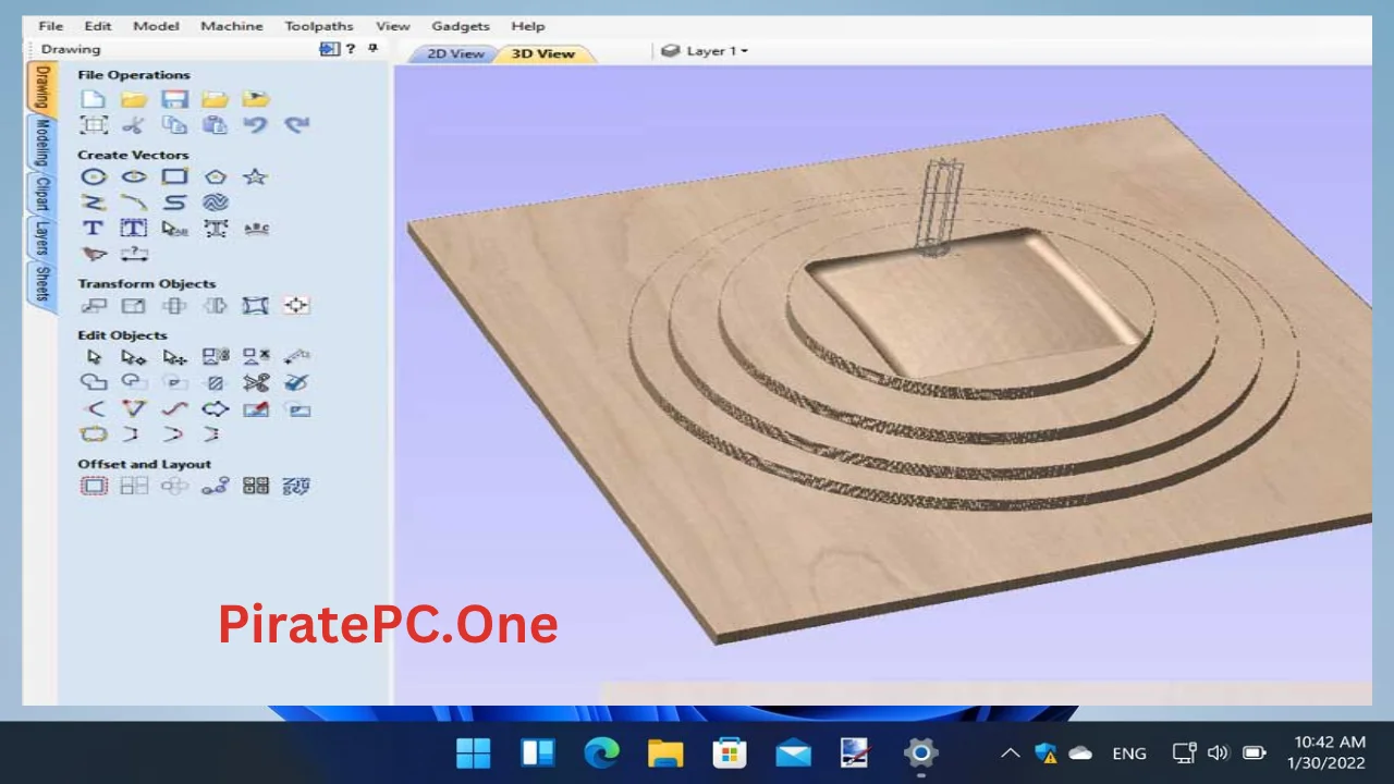 Vectric Aspire For PC Portable And Multilingual