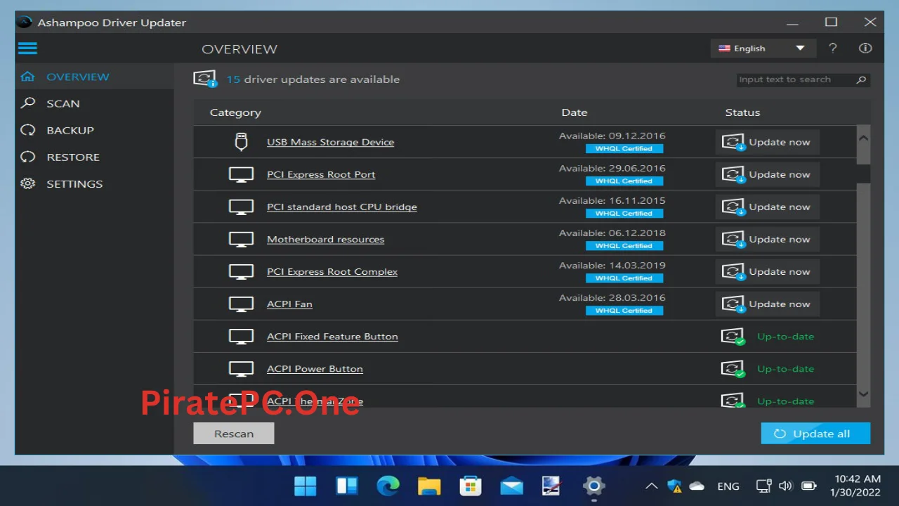 Ashampoo Driver Updater For PC Portable And Multilingual