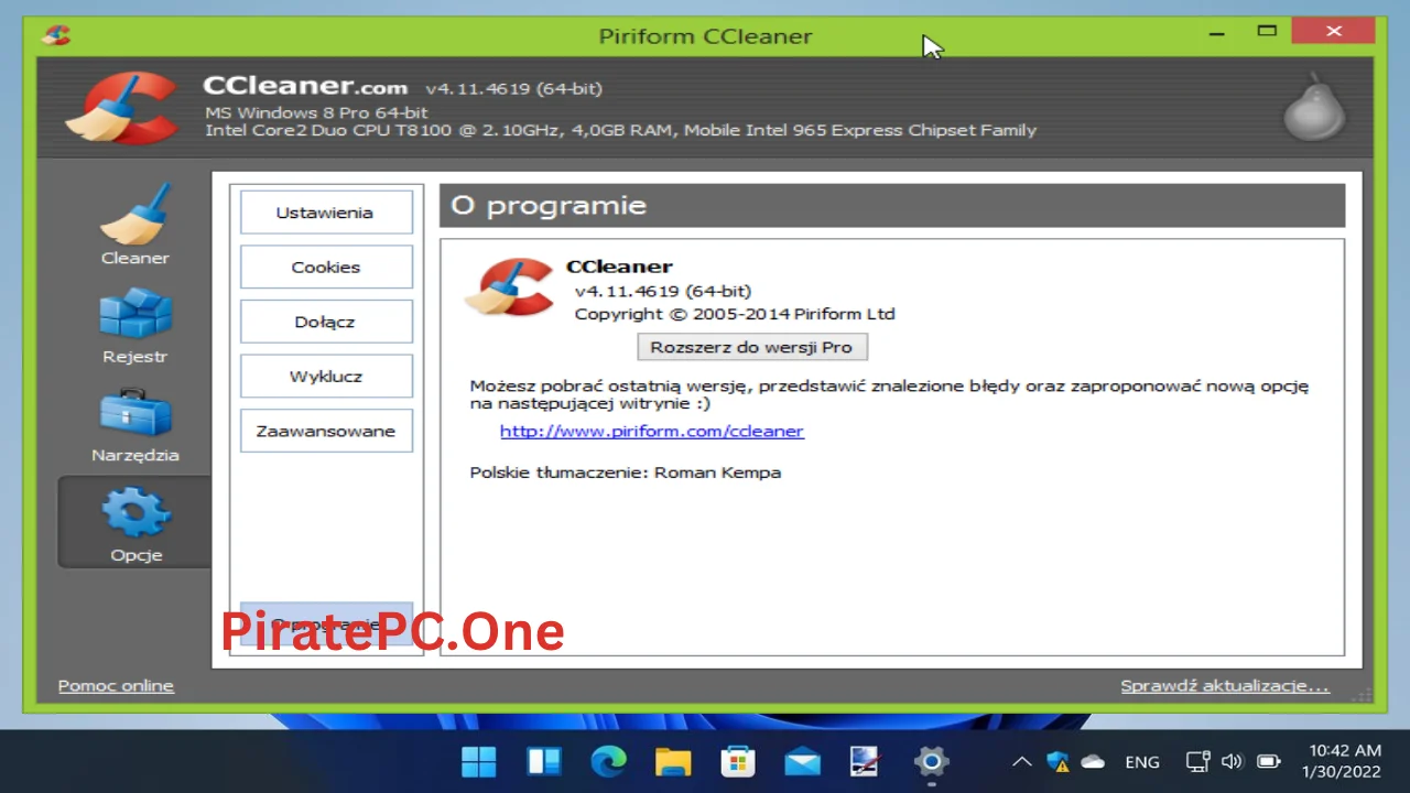 CCleaner Slim For PC Portable And Multilingual