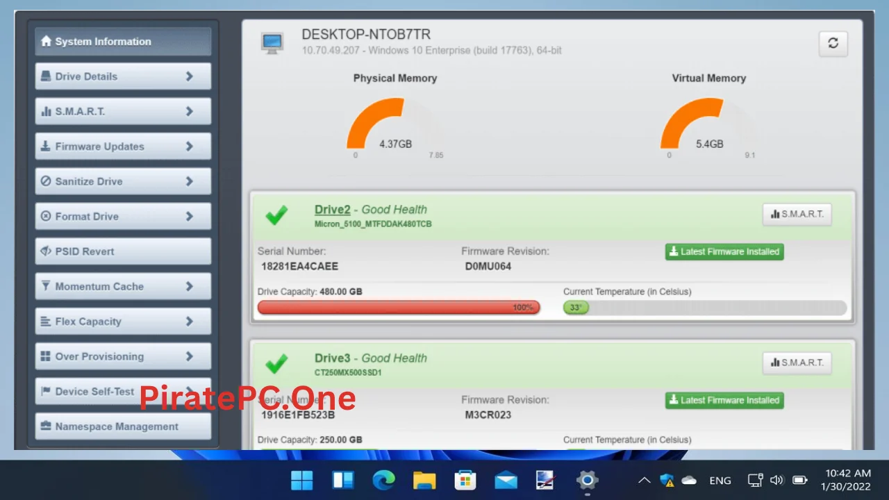 Crucial Storage Executive For PC Portable And Multilingual
