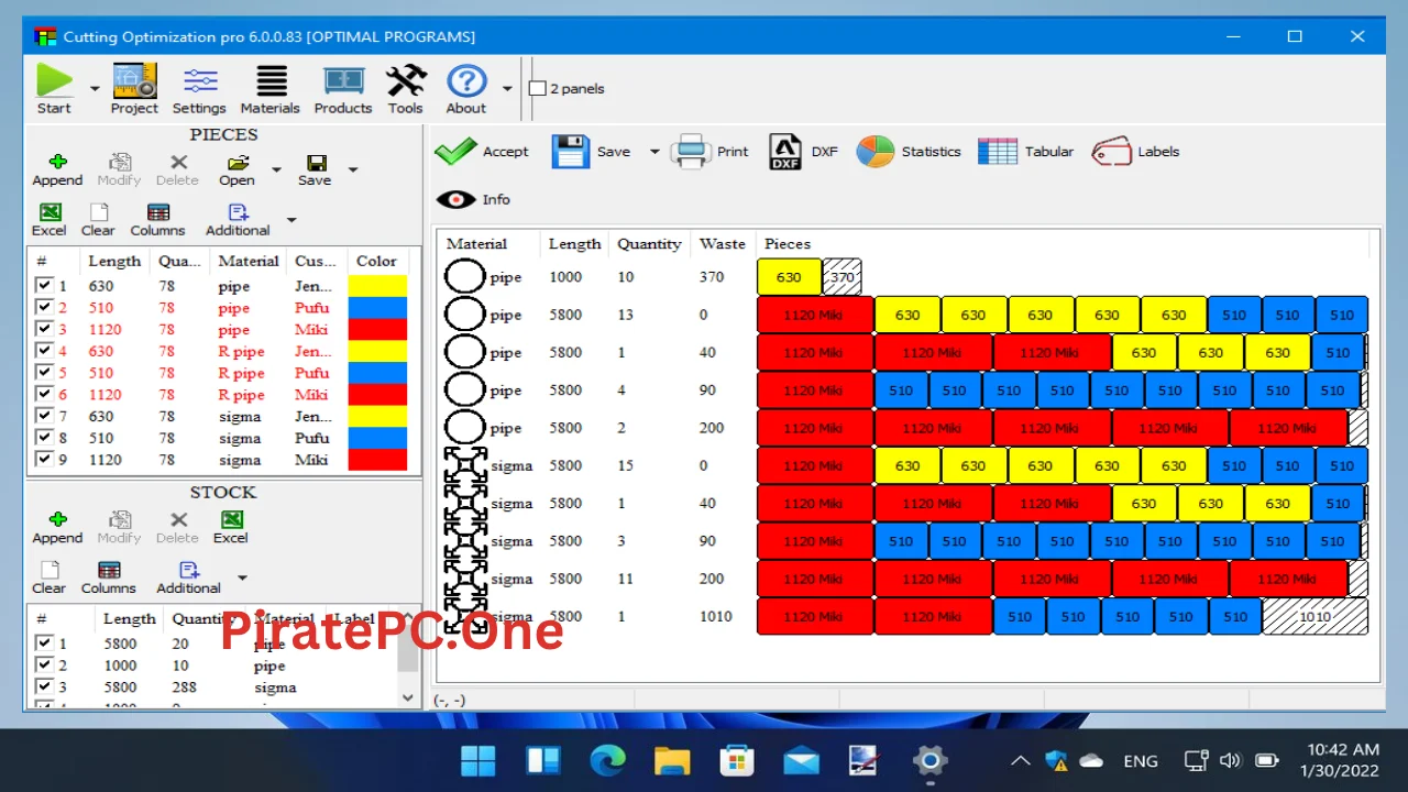 Cutting Optimization Pro For PC Portable And Multilingual
