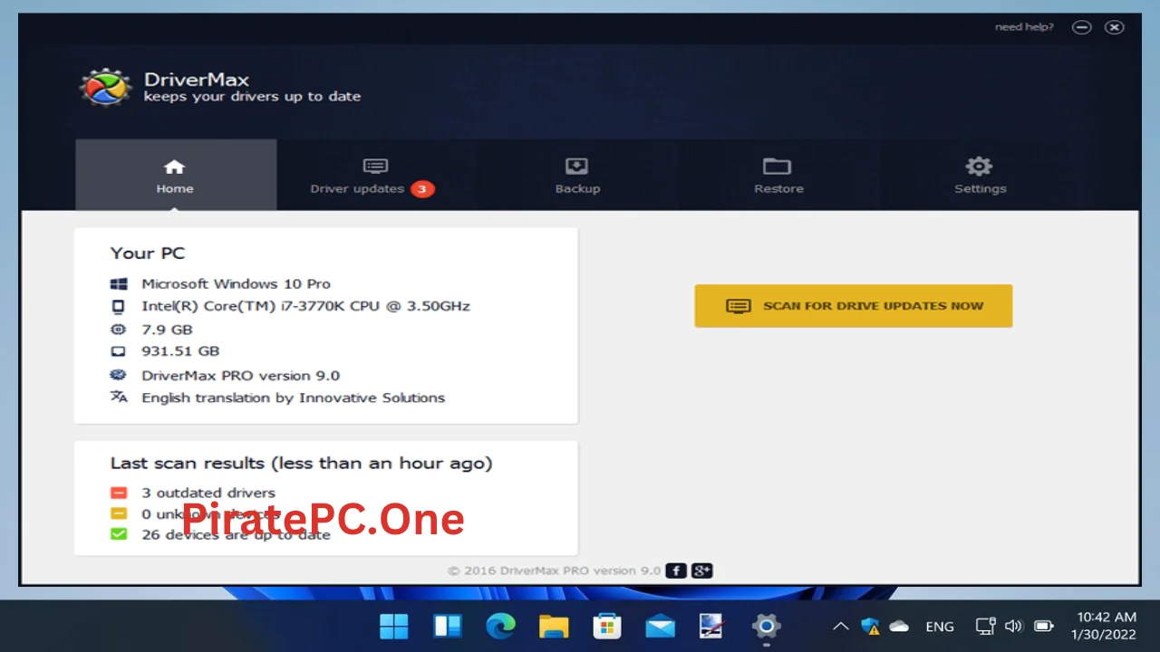 DriverMax Pro For PC Portable And Multilingual