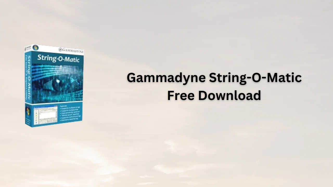 Gammadyne String-O-Matic Serial Key