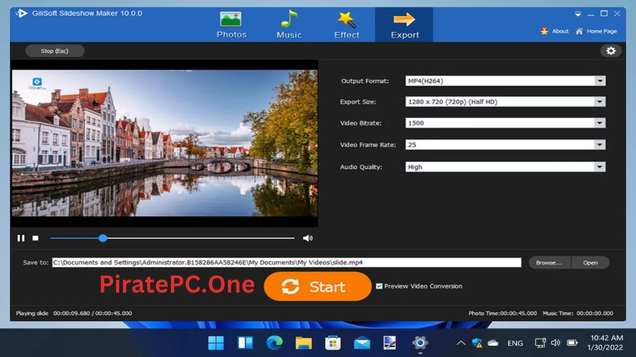 GiliSoft SlideShow Maker For PC Portable And Multilingual