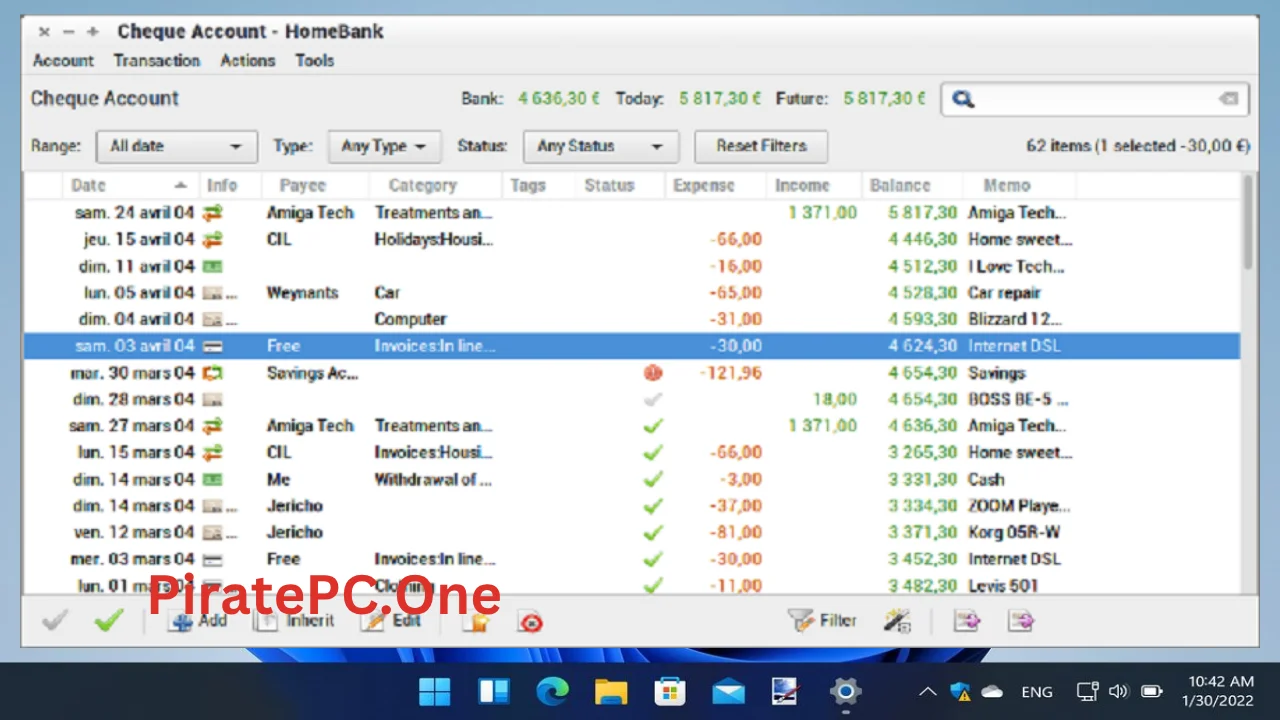 HomeBank Full Version For PC