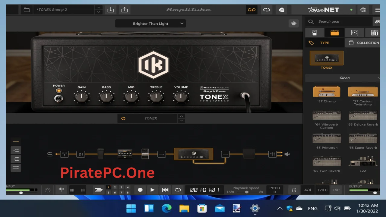 IK Multimedia TONEX MAX For PC Portable And Multilingual