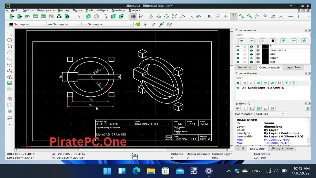 LibreCAD For PC Portable And Multilingual