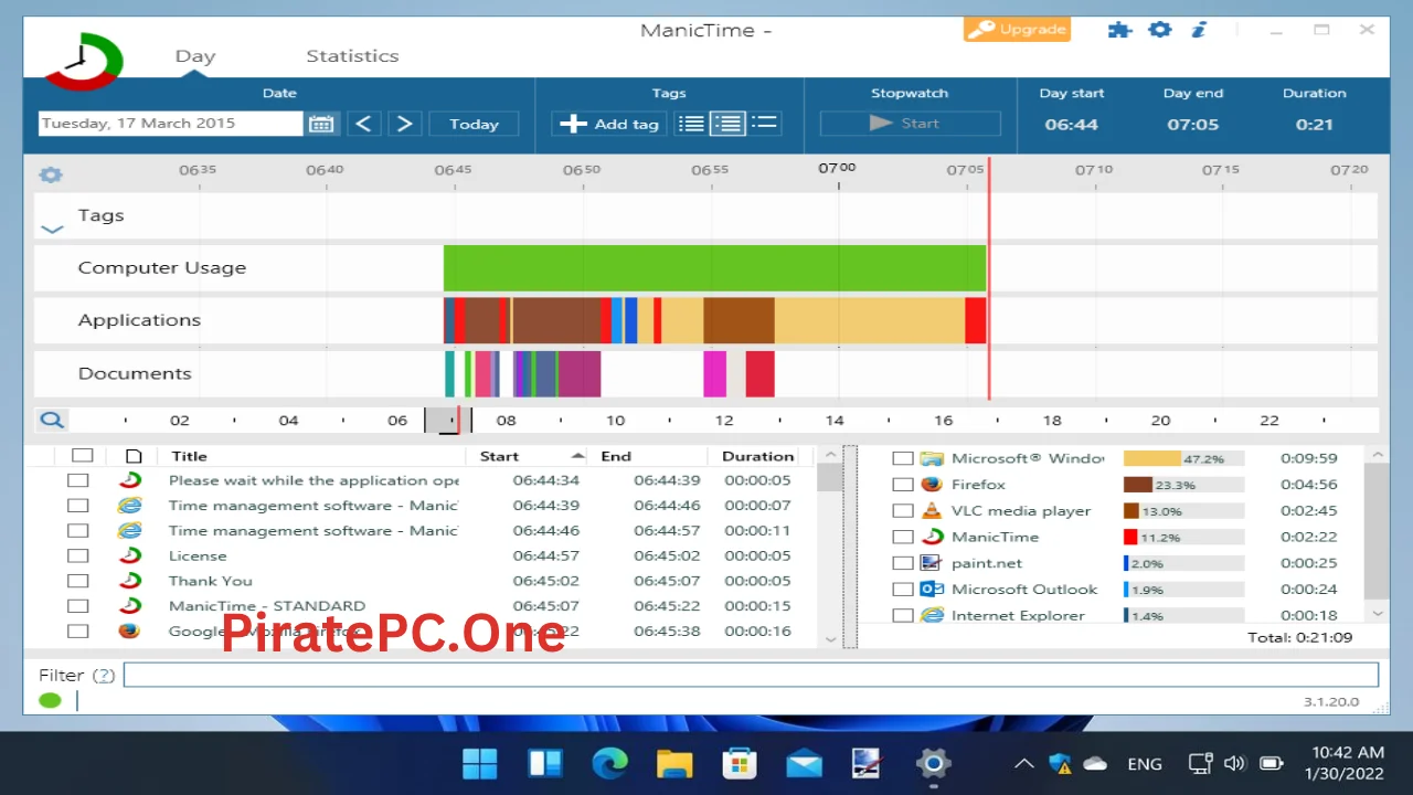 ManicTime Pro For PC Portable And Multilingual
