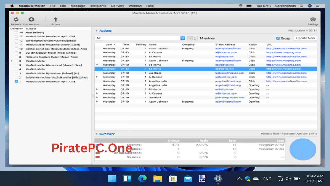 MaxBulk Mailer Pro For PC Portable And Multilingual