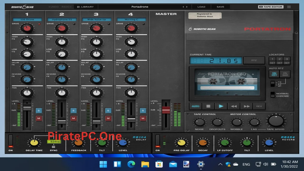 Robotic Bean Portatron For PC Portable And Multilingual