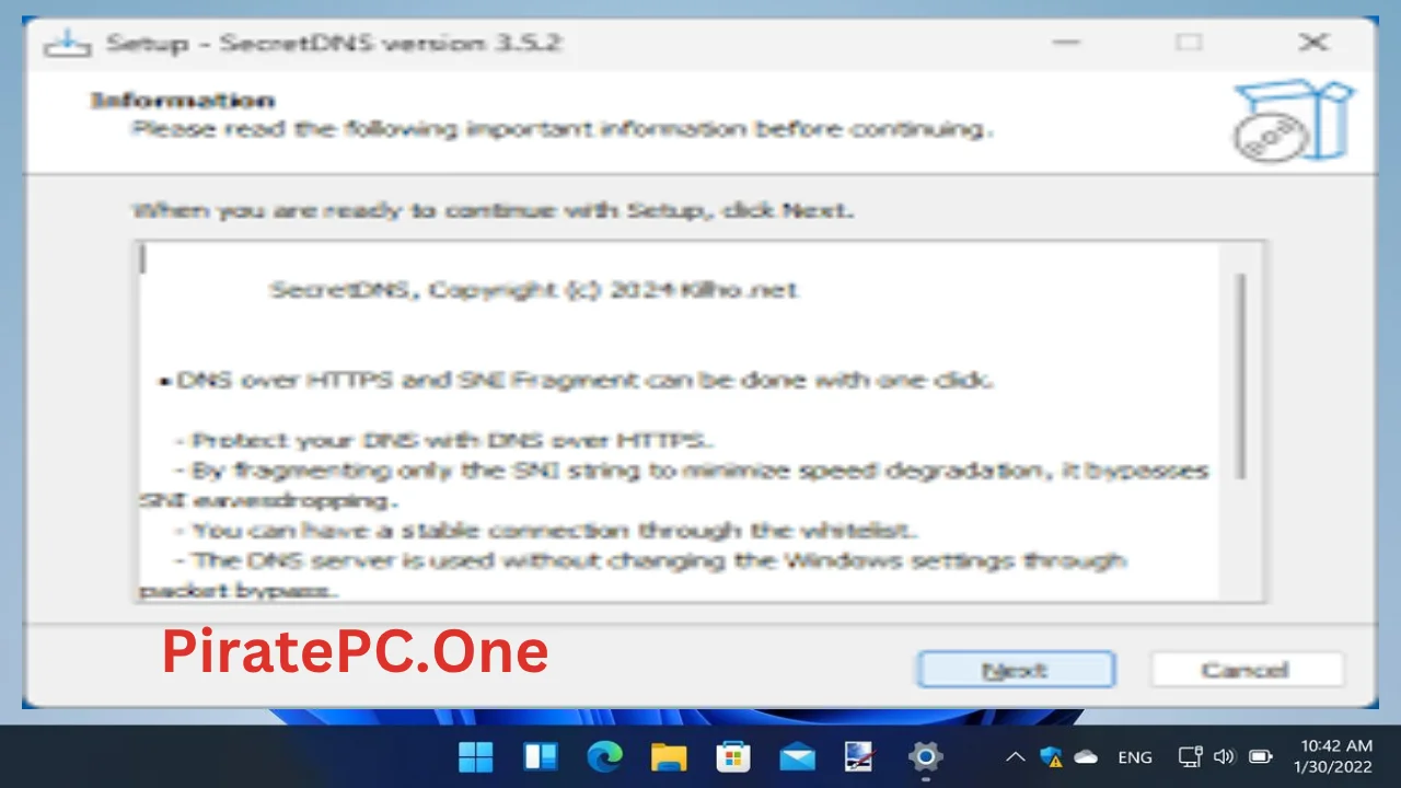 SecretDNS Full Version For PC