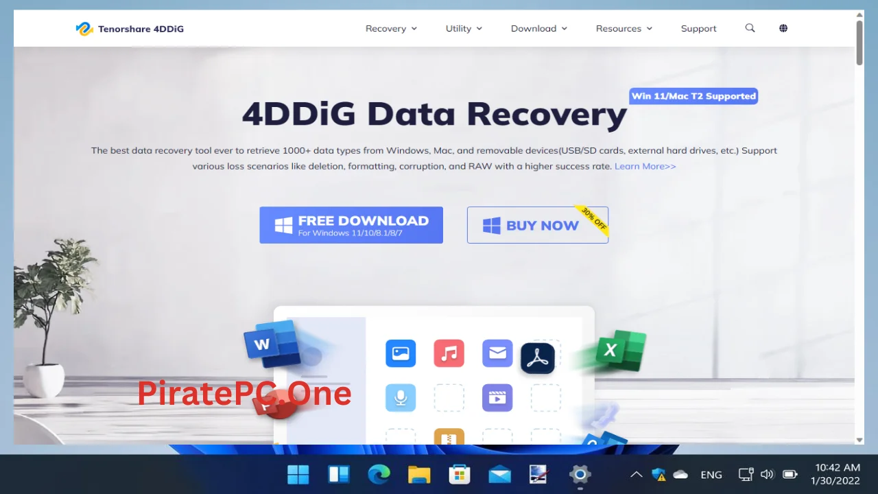 Tenorshare 4DDiG For PC Portable And Multilingual