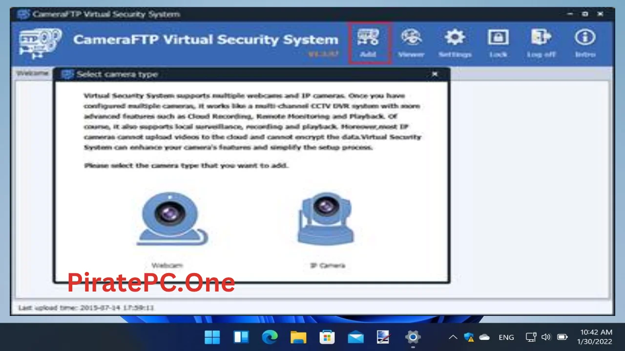 CameraFTP Virtual Security System Full Version For PC