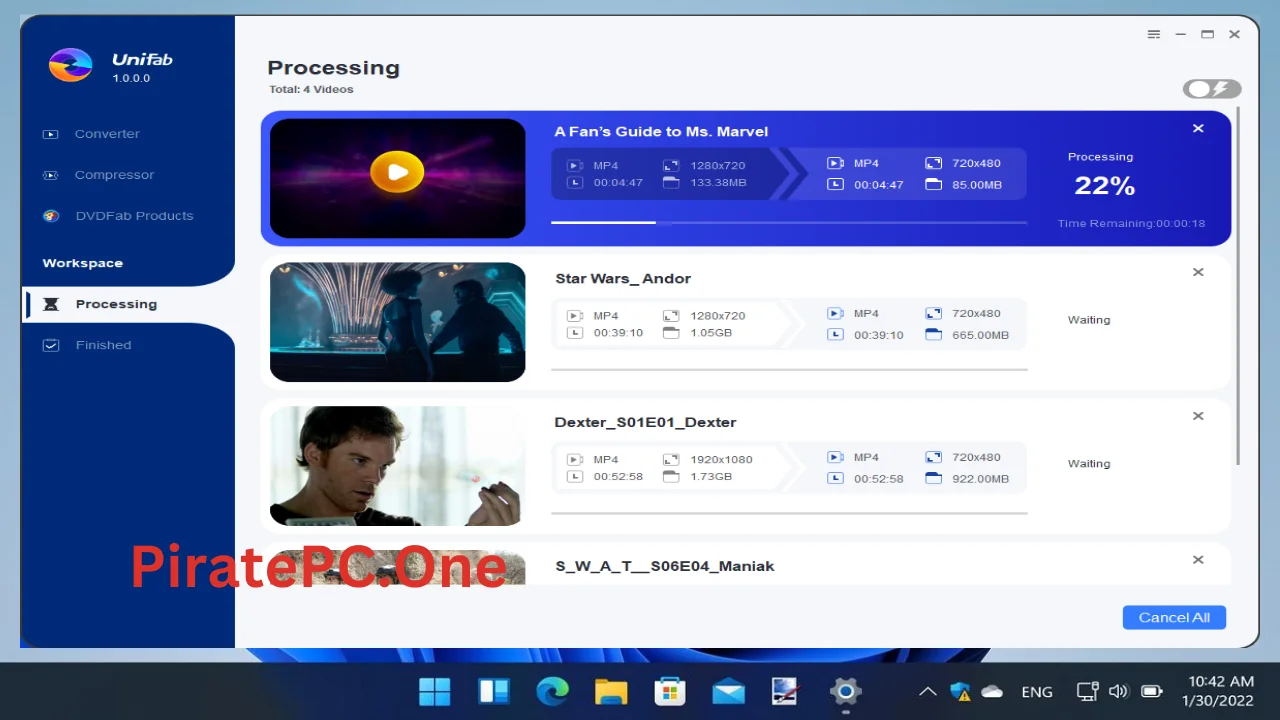 DVDFab UniFab For PC Portable And Multilingual