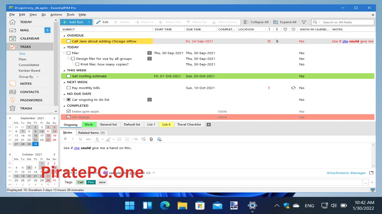 EssentialPIM Pro Business Full Version For PC