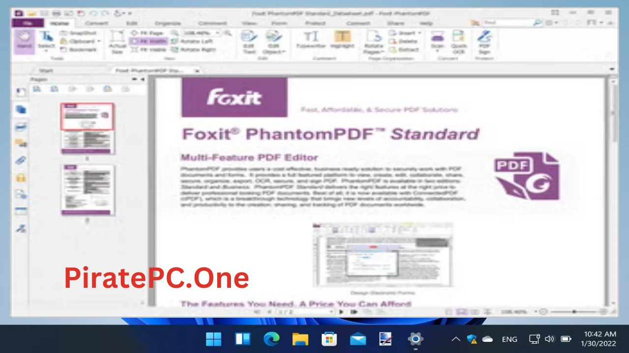 Foxit PDF Editor Pro For PC Portable And Multilingual