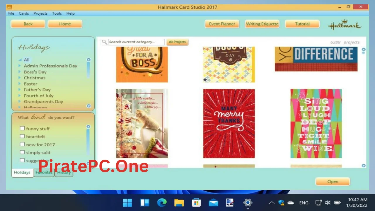 Hallmark Card Studio Deluxe For PC Portable And Multilingual